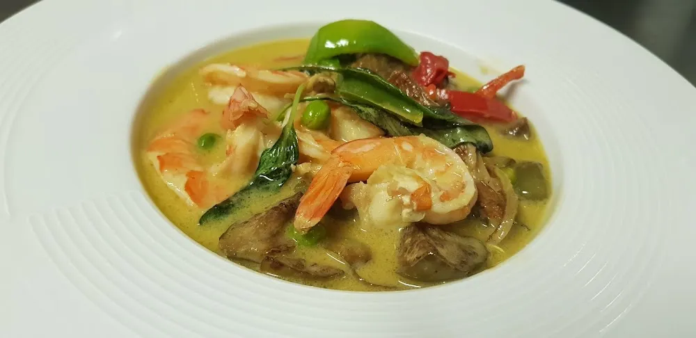 Curry Vert Avec Crevettes