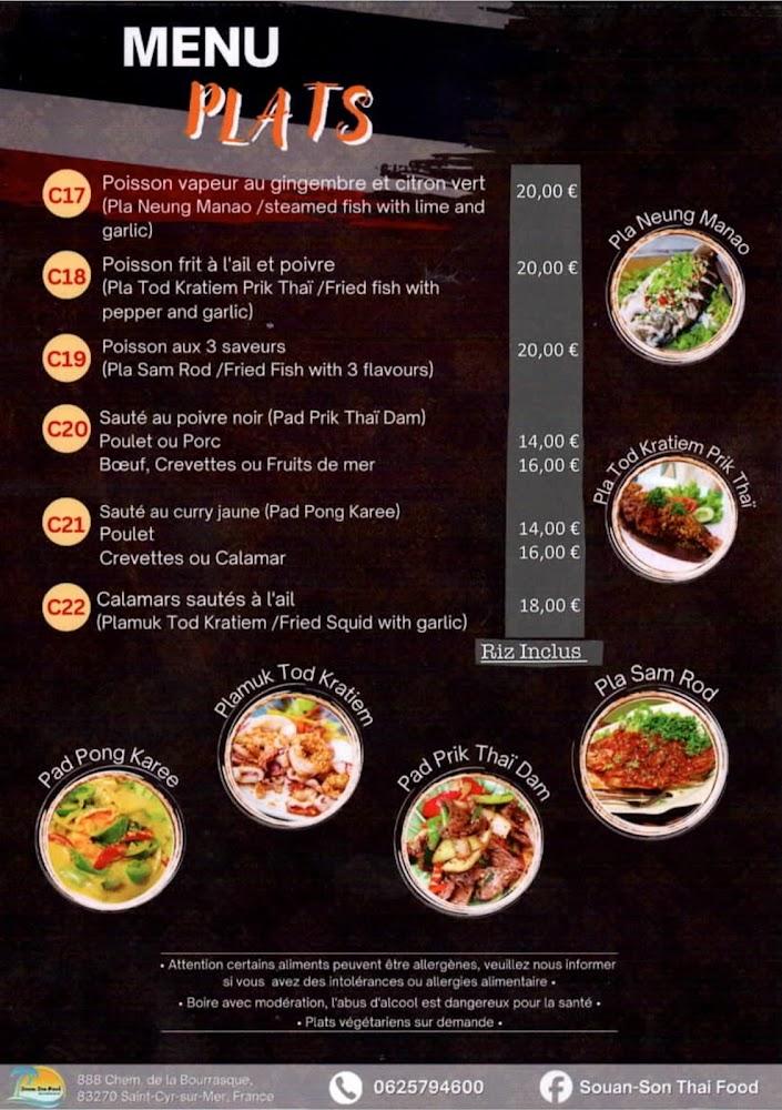 Souan-Son Thai Food - Menu Image 4